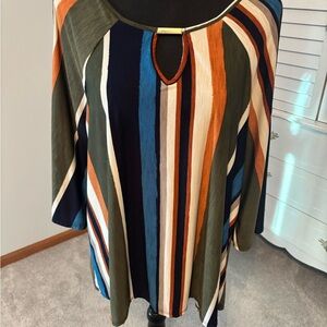 NAIF Colorful Striped Blouse